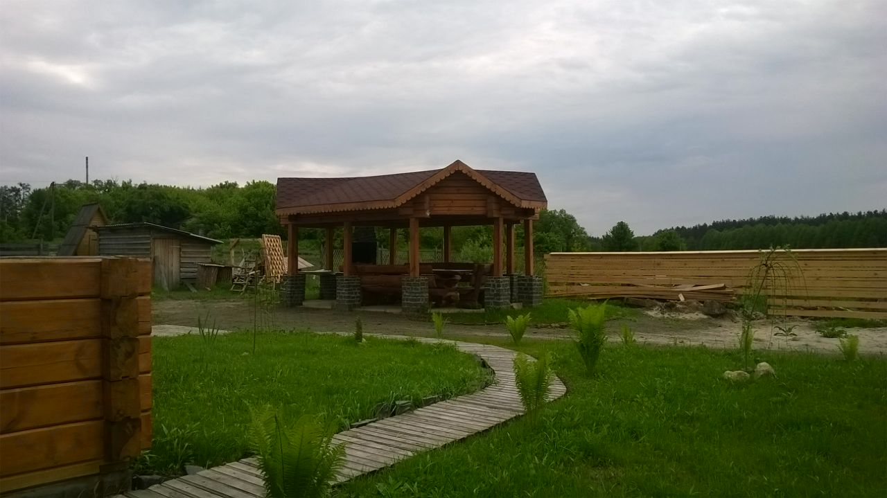 Срубы домов в Минске