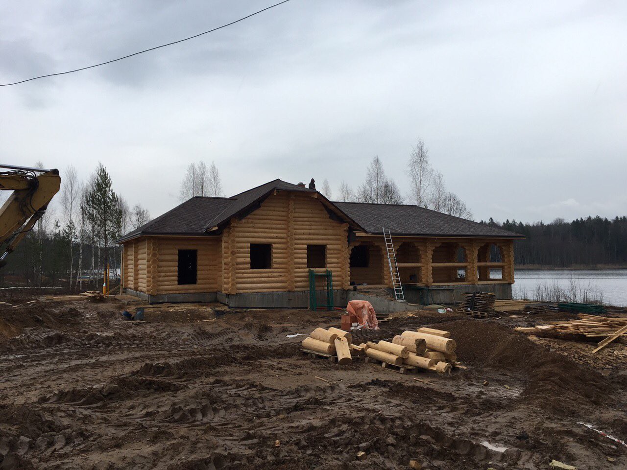 Срубы домов в Беларуси