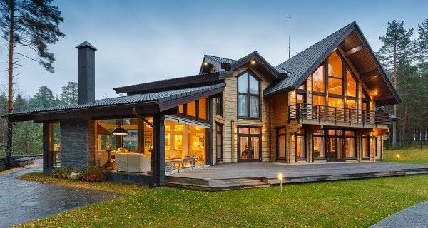 Деревянный коттедж