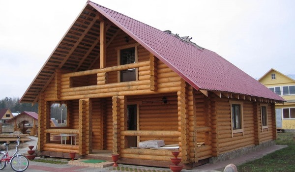 Сруб коттеджа строительство под ключ
