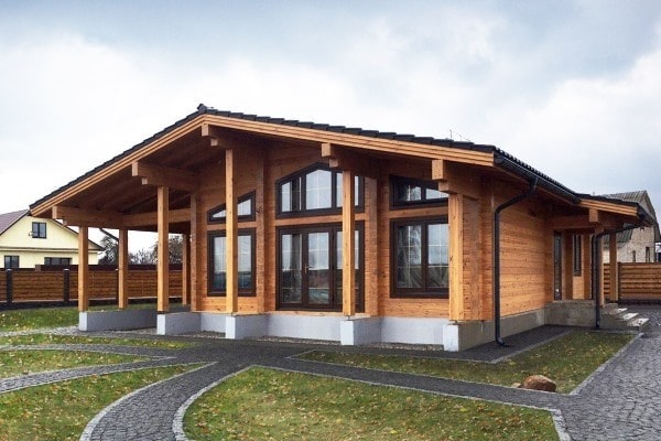 Строительство коттеджа из бруса