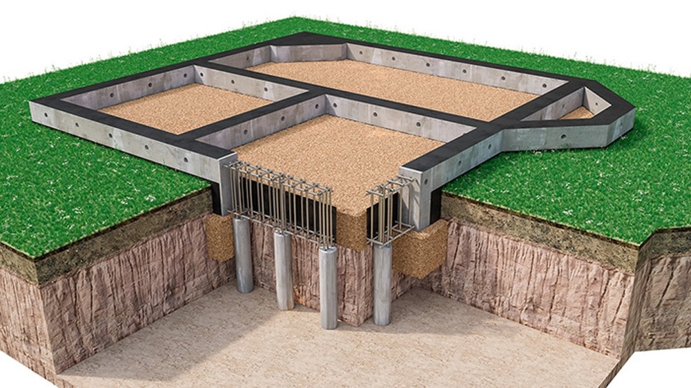 Свайно-ростверковый фундамент Свайно-ростверковый фундамент